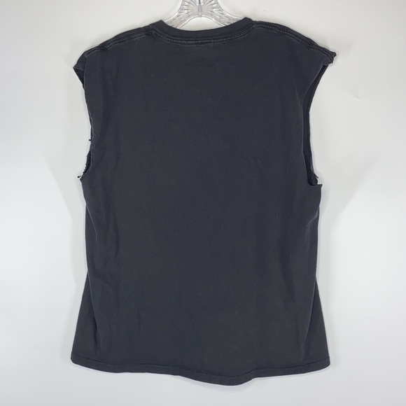 Vintage True-Fab Sportwear Black Green Bay Packers Tank Top XL - Picture 2 of 4